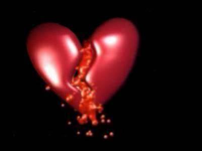 un coeur bléssé  c'est male pr la santé